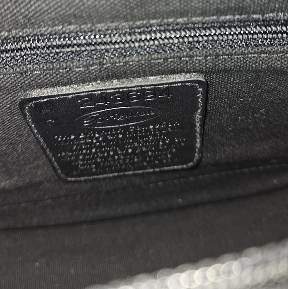 Brand New Brighton Shoulder Bag Black Leather, Gorgeous Silver Tone Accents - Picture 15 of 16